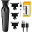 Акумуляторна машинка для стрижки + 3 насадки, USB, Kemei KM-2299 - мініатюра 1