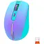Компьютерная мышь Mееtion BTM002 RGB 1000-1200-1600 dpi 6 кнопок USB 2.4G беспроводная игровая фиолетовая - миниатюра 5