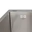 Кухонная мойка интегрированная Lidz Handmade H6350R крыло справа (LDH6350BRUR45587) Brushed Steel 3,0/1,0 мм, Нержавеющая сталь - миниатюра 4