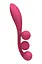 Вібратор Satisfyer Tri Ball 1 20.5 см рожевий - мініатюра 3