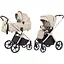 Універсальна коляска-книжка Carrello Vector CRL-6550 2в1 Seashell Beige - мініатюра 1