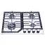 Поверхность газовая на металле Weilor GM W 624 SS - миниатюра 2
