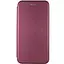 Кожаный чехол-книга Classy для Xiaomi Redmi 7A Бордовый - миниатюра 1