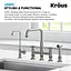 Кран кухонний до фільтру Kraus Urbix FF-101SFS Нержавіюча сталь - мініатюра 3