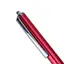 Стилус ємнісний, алюмінієвий, з отвором для кріплення, червоний - мініатюра 2