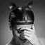 Маска кішечки Bijoux Indiscrets MAZE - Cat Ears Headpiece Black, екошкіра - мініатюра 3