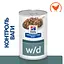 Вологий корм для собак Hill’s Prescription Diet w/d Diabetes Care при цукровому діабеті, з куркою, консерва - мініатюра 2