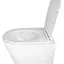 Унитаз подвесной Qtap Swan безободковый Ultra Quiet с сиденьем Soft-close QT16335179W, Белый - миниатюра 4