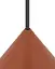 Підвісний світильник, люстра Nowodvorski 11486 Zenith M GU10 1x20W IP20 Теракотовий - мініатюра 4