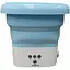 Пральна машина UKC портативна міні відро складане MA2000 White Blue (17477) - мініатюра 1