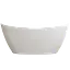 Ванна окремостояча матова Amdcon Capr 170x77 з литого каменю CAPR_170_MAT Білий матовий - мініатюра 10