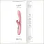 Вібратор з підігрівом силіконовий кролик Lilo для жінок 25 см комбінований рожевий - мініатюра 2