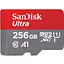 Карта памяти SanDisk microSDXC 256 GB UHS-I Ultra A1 V10 (SDSQUAC-256G-GN6MN) [141839] - миниатюра 1