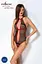 Сітчасте боді з мереживом на грудях Passion Satara Body XXL/XXXL red - мініатюра 5