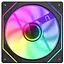 Вентилятор 120 мм GameMax FN12A-S8I-R чорний 120х120х25 мм ARGB підсвічування 800-1600 об/хв до 31.21 дБ 4-pin (PWM, 50 см) - мініатюра 1