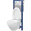 Інсталяція Cersanit AQUA 22 QF з кнопкою INTERA + унітаз MODUO із сидінням Slim 30412 - мініатюра 2