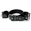Ошейник с наручниками из натуральной кожи Art of Sex - Bondage Collar with Handcuffs - миниатюра 4