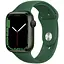 Смарт-годинник Apple Watch Series 7 GPS, 45mm, Green, Clover Sport Band (Grade C) Seller Refurbished - мініатюра 1