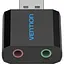 Звуковая карта Vention USB Audio USB - 2х3,5 мм jack Metal (VAB-S17-B) - миниатюра 2