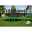 Батут Hop-Sport 14ft (427см) зелений із зовнішньою сіткою - мініатюра 3