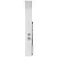 Душова панель Corsan Alto white з термостатом A017TWH, Хром - мініатюра 3