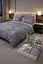 Комплект постільної  білизни сімейний 160х220  Premium сатин світло-сірий TC303376172 - мініатюра 1