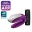 Вібратор для пар Satisfyer Double Fun 9 см фіолетовий - мініатюра 5