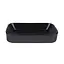 Умивальник Qtap Scorpio накладний прямокутний 550x390x120 мм Black matt + донний клапан PU03, Чорний матовий - мініатюра 3