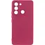 Чехол Lakshmi Silicone Cover Full Camera (A) для Tecno Spark 8C Бордовый / Marsala - миниатюра 1