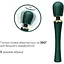 Вібромасажер з насадками Zalo - Kyro Wand Turquoise Green - мініатюра 3