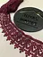 Мереживо Троянда бордове - мініатюра 2