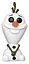 Фигурка Funko Pop Холодное сердце Олаф Frozen Olaf 25 см F O 603 - миниатюра 2