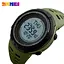 Годинник чоловічий спортивний з компасом Skmei 1254 Compass (Зелений) - мініатюра 5