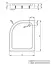 Душевой поддон Radaway Laros E Compact 100x80 SLE81017-01R - миниатюра 2