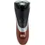 Электробритва Новый Харьков НХ-8508 Фаворит-Q Red, 6W, роторная, сухое бритье, 3 головки для бритья, двойные лезвия, плавающая конструкция ножей, повторение контуров лица, питание аккумуляторный Li-ion, триммер для висков - миниатюра 2