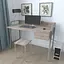 Письмовий стіл Ferrum-decor 750x1200x600 Сірий метал ДСП Дуб Сонома Трюфель 32 мм (FRD-103454) - мініатюра 1