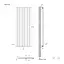 Радіатор дизайнерський Ideale Vittoria 11 9/1600/612 білий, Білий - мініатюра 3