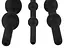 Стимулятор уретры Penisplug Training Set, 3 шт (черный) - миниатюра 6