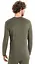 Термокофта Icebreaker 200 Oasis LS Crewe Ski Stripes Men Loden Heather S (1052-IB0 A56 HU069 S) - мініатюра 3