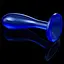 Анальная пробка Flawless Clear Anal Plug 6'' 15 см (синий) - миниатюра 3