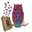 Пазл деревянный Сова Талисман, А4, Деревянная коробка 100 элементов - миниатюра 1