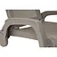 Шезлонг пластиковий Bica Miami, бежево-сірий - мініатюра 7