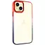 Чехол TPU+PC Fresh sip series для Apple iPhone 14 Plus 6.7 Черный/Красный - миниатюра 1