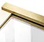 Шторка для ванни Rea Elegant 70 brushed gold нерухома REA-W6600, Універсальна, прозорий, золотий - мініатюра 6