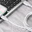 Кабель Proove Striped Silicone USB-A to Lightning 1m White (CCSS00001102) [133336] - миниатюра 3