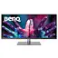 TFT 34" BenQ PD3420Q, IPS, WQHD, 2 x HDMI, DP, USB-C, USB-hub, HAS, колонки, темно-сірий - мініатюра 2