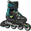 Ролики Rollerblade Microblade XT 28-32 Black/Green (1012-86B0751520-NG02-28-32) - мініатюра 1