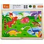 Дерев'яний пазл Viga Toys Динозаври 24 елементи (51460) - мініатюра 2
