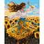 Набір для розпису по номерах Танець в соняхах, Ideyka, 40x50 см, КНО8488 - мініатюра 1