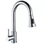 Смеситель для кухни с выдвижным изливом Champion Neo-014 хром нержавеющая сталь CH6539 Нержавеющая сталь - миниатюра 1